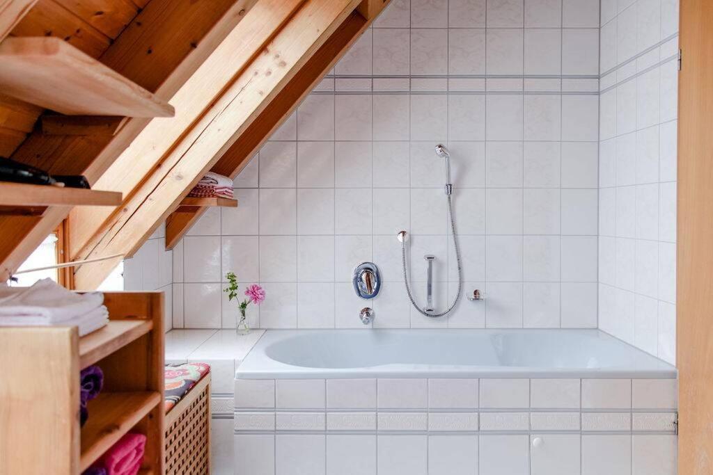 4-Zimmer-Ferienwohnung Waldbluemle Dobel Dış mekan fotoğraf